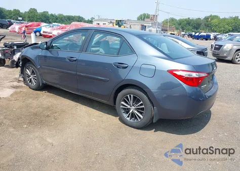 2016 Toyota Corolla Le Plus из США, поврежденный, VIN 2T1BURHE8GC673443